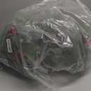 Outdoor Christmas Tree Urn Filler 2 Set, Prelit Artificial Flocked Xmas Tree with Cones & Red Berries, Small Christmas Tree with 70 Warm Lights (Frosted Green)