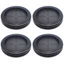 Rubber Grommet, Rubber Grommets for Wiring, 2-1/8" ID, 2-1/2 Drill Hole, Rubber Hole Plugs, Synthetic Wire Grommets Protector, Firewall Plug Grommet, Double-Sided - 4 Pack