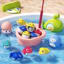 Magnetic Fishing Game for Kids Toddlers Ages 1-3 3-5 5-7, Fish Toy Board Game for Toddlers 1 2 3 4 5 6 7 8 Years Old, Fishing Table Toys Birthday Gifts