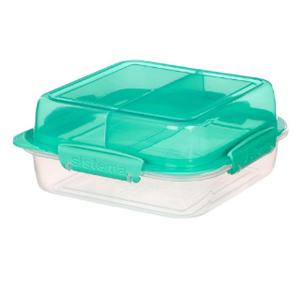 Oggi Large Ball 6 Cube Ice Tray Grey +Sistema Lunch Stack To Go Green