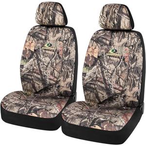 Mossy Oak Camo Seat Covers Low Back - Made with Cotton Twill, Airbag Compatible, Universial Fit Most Bucket Seats 