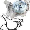 2732000201 Engine Water Pump with Gasket & Pulley for Mercedes-Benz E500 S500 GL450 GL500 ML500 G500 CLK500 CLS500 CL500 SL500 R500 4.7L 5.5L V8 2006-2013