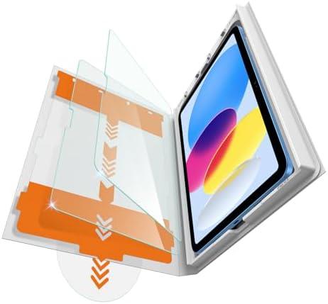 iGluz 2 Pack for iPad 11th/10th Gen.(A16 2025/2022,11/10.9 inch)9H+ Tempered Glass Screen Protector with Easy-Install Box[12FT Grade Shatterproof]Apple Pencil Compatible,HD Clarity,Scratch Resistant