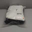 4 Pack Women's Long Sleeve Thermal Shirts Fleece Lined V Neck Slim Fit Underwear Base Layer Basic Winter Warm Tops (Medium, Black, Dark Gray, White, Navy Blue)