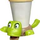 Turtle Cup Holder Funny, 3D Printed Turtle Coaster with Additional Table Coasters for Drinks, Funny Coasters Gift for Women, Green