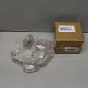 Funmit Upgrade Gas Stove Knobs Replacements for LG LRG30357ST LRG30355ST LRG30855ST Gas Range, 4PCS EBZ37189611 Range Control Knob and 1PCS EBZ37189609 Range Burner Control Knob (Super Boil)