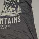 Christian Tshirts Women Oversized Inspirational Christians Faith Tshirts Bible Verse Casual Religious Tee Tops (Small, Gray)