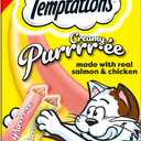 Temptations Creamy Puree Variety Pack of Squeezable Cat Treats, 0.42 oz. Tubes, 16 Count (EXP 02/26/27)