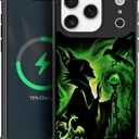 CARLOCA for iPhone 17 Pro Compatible with Magsafe Case for Girl Boy Shockproof Soft Silicone Protection Magnetic Charge Fashion Pattern Green Magic Lady