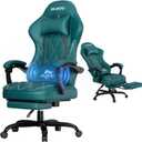 HLDIRECT Gaming Chair with Massager Lumbar Support, 400LBS Weight Capacity