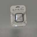 My Pretty Strap Glossy XOXO Apple Watch Bumper Case - Touch-Friendly Open Face Design- No Screen Fogging- Compatible with Series 1-11, SE & Ultra 38/40/41/42/44/45/46/49mm (Silver)