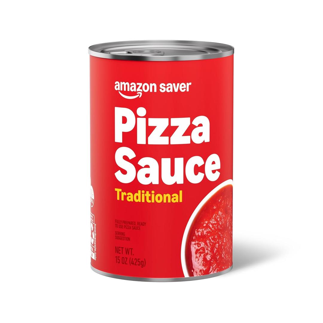 Amazon Saver, Traditional Pizza Sauce, 15 Oz (Previously Happy Belly)