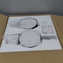 Battery Operated Wall Sconce Set of 2, Rechargeable Wireless Wall Lights with Remote, Dimmable Black Sconces with Clear Glass Shade for Bedroom Living Room Hallway, 3000K Crystal Bulb Included