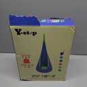 Y- STOP Kids Pod Swing Seat, Hanging Hammock Chair Swing with Inflatable Pillow, Sensory Swing Chair with Pocket for Outdoor and Indoor (Blue and Green)