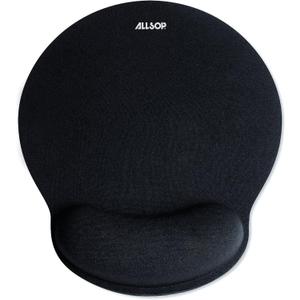 Allsop Mouse Pad Pro Memory Foam Mouse Pad - Black (30203) (11.2L x 10.2W inches)