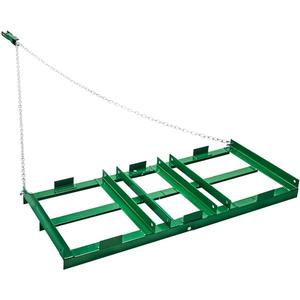 VEVOR Drag Harrow, 4 ft Heavy Duty Tow Behind Drag Harrow with Adjustable Bars & 72 in Chain, Driveway Grader Landscape Rake for ATV, UTV, Tractor, Mower Tow Behind Yard Lawn Leveling Tool