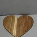 Heart Charcuterie Board 16 x 13.2 Inches  Acacia Wood Cutting Board, Heart Shaped Serving Tray, Plate & Platter, Wooden Valentines Day Gift, Love Decor Decorations Dish