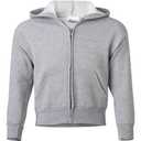 Hanes Big Boys' Eco Smart Fleece Zip Hood, Light Steel, Size X-Large