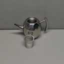 Jadeshay Tea Kettle, 1L Large Stainless Steel Teapot Coffee Pot with Removable Filter for Home, Hotel, Cafe, Bar, Restaurant, No Cover