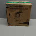 Espresso Machine 20 Bar, Compact Espresso Maker with Milk Frother, Visual Pressure Gauge, Commercial Coffee Machine with 47oz Removable Water Tank and Capsule Funnel, for Cappuccino, Latte