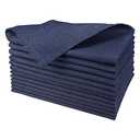 Beritle Denim Napkins Cloth Washable, Set of 12, Cloth Dinner Napkins, No Fade, No Deformation, Wrinkle Resistant, Iron Free, 20 x 20 Inch, Denim Navy