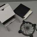 EZDIY-FAB Moonlight RGB Case Fan 120mm-1 Pack-ONLY Compatible to Fan HUB X