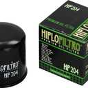 HiFloFiltro HF204 Black Standard Premium Oil Filter, Single