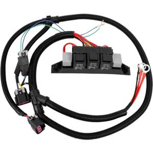674-00923 Dual Speed Electric Fan Control Wiring Harness Kit Compatible with Silverado Avalanche Suburban Tahoe Sierra Yukon Stand Alone Electric Fan Harness