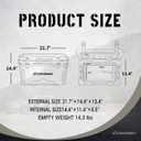 EchoSmile 25 Quart Rotomolded Cooler, Built to Stand up to The Rigors of The Journey