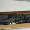 Photo Video Studio 10x7Ft (WxH) Adjustable Background Stand Backdrop Support System Kit with Carry Bag (black)