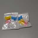 2 x Edge Stitch Lock & Sewing Gauge, 4 Colors Sewing Needle Gauge Measuring Tool, Mini Sewing Finger Ruler for Even Stitches, 3mm Sewing Templates, DIY Stitching kit for Machine Sewing