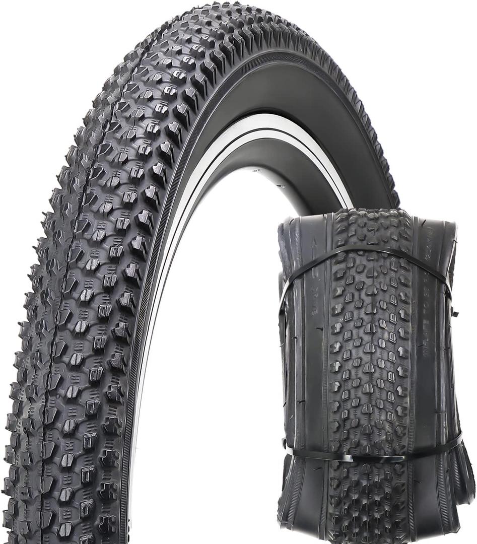 MOHEGIA Bike Tire,20x2.125/24x1.95/26x1.95/27.5x2.125 inch Foldable Replacement Mountain Bicycle Tire