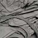 Shilucheng 100% Cotton Queen Size Sheets Set - 1500 Thread CountLuxury Egyptian Cotton Bed Sheets5-Star Hotel Quality Sheets, Breathable & Cooling, 16 Inch Deep Pocket - 4 Piece (Dark Grey)