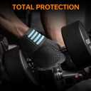 2 x PhAsz Workout Gloves for Full-Finger,Ventilated Weight Lifting Gym Lifting Gloves with Wrist Wrap Support for Men & Women,Full Palm Protection,for Weightlifting,Training,Fitness,Hanging (XX-Large, black)