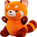 Red Panda Stuffed Animal Cute Red Panda Plush Toy 9 inch for Girls Boys (red Panda)
