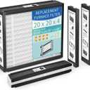 2-Pack 20x20x4 Replacement Air Filter for Honeywell FC100A1011, Lennox X0585 MERV 13 Allergy & Dust Defense, Pleated HVAC AC Furnace Filters(Actual Size: 19.94 x 19.75 x 4.38 Inches)