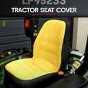 LP95233 Upgrade Large Seat Cover Cushioned for John Deere Compact Utility Tractor Seat Back, Up to 18'' High, Compatible with 3E Series, 3R Series, 4M Series,1023E Tractor, Oxford 300D Fabric