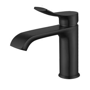 BELZ Modern Basin Mixer Tap – High-Grade Brass Bathroom Faucet with Dual Hot & Cold Controls Leak-Resistant Technology, Water-Efficient, and Rust-Resistant for Trendy Washrooms Matte Black