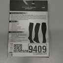 Physix Gear Compression Socks 20-30 mmHg - Men & Women - Running, Nurses, Shin Splints, Flight, Travel (Black)