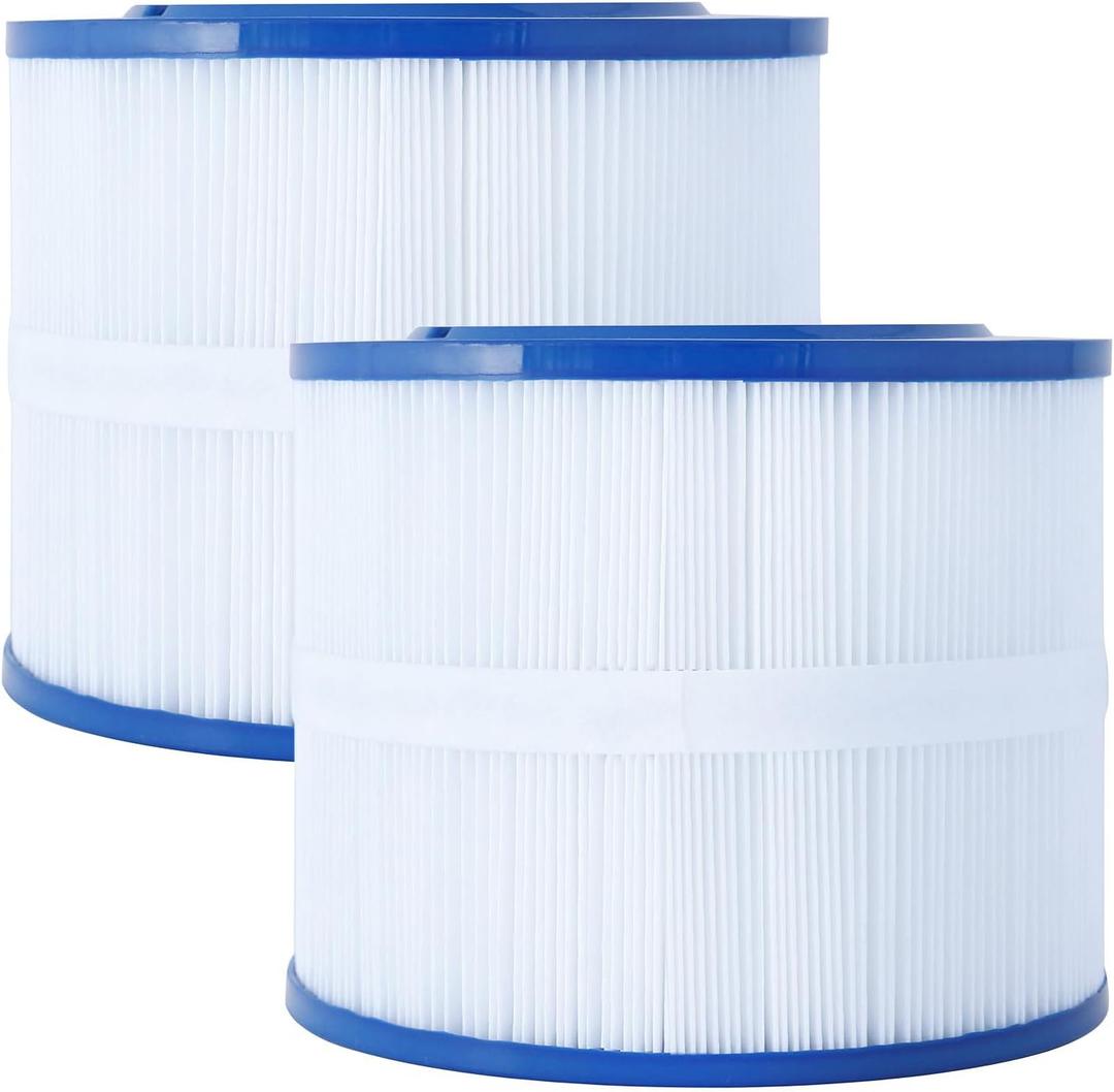 10-00282 Bullfrog Filter - Spa Filter Replacement Cartridge Compatible with Bullfrog SPA Filter, Spa Hot Tub Filter Replacement for Pleatco PBF40 and PBF40M, 2 Packs, White