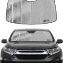 Pigenius Windshield Sunshade for 2017-2022 Honda CR-V, Reversible Silver/Black