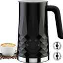 Milk Frother, 4 in 1 Electric Milk Steamer, 11.8oz/350m Automatic Warm and Cold Foam Maker for Coffee, Latte, Cappuccino, Hot Chocolate, Dishwasher Safe