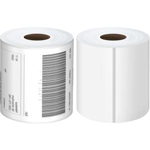 Thermal Labels 4x6 Roll - 500 Direct Thermal Perforated Postage Shipping Labels for Rollo, Zebra, MUNBYN and Polono Printers (NOT for DYMO)