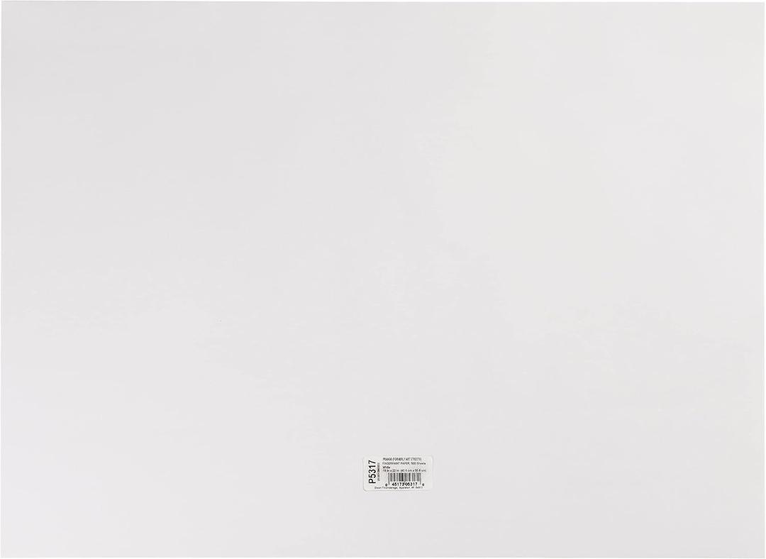Prang (Formerly Art Street) Fingerpaint Paper, White, 16" x 22", 500 Sheets