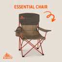 Kelty Essential Camping Chair, Folding Camp Seat for Festivals, Beach Days, Tailgating (Bungee Cord), 1 Person