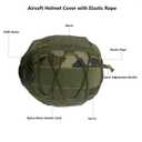 CMAIR4U Airsoft Fast Helmet with Helmet Cover,PJ Type Tactical Helmet with Front NVG Mount and Side Rail,Military Tactical Airsoft Gear (OD)