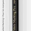 Dritz 3087 The Fine Line Permanent Fabric Marker, Black, 8.5 x 2.88 x 0.38