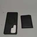 Godzoen for Samsung Galaxy S25 Ultra Wallet Case, 2-in-1 Detachable Magnetic Wallet Case, Card Holder RFID Blocking, Fashionable Faux Leather Card Slot & Folding Design (Black)