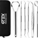 GTEX Dental Tools, Dental Pick, Plaque Remover for Teeth, Teeth Cleaning Tools, Plaque Tartar Remover for Teeth, Dental Picks for Teeth Cleaning, Teeth Cleaning Kit, Dentist Tools