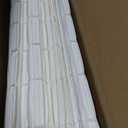 LazBlinds No Drill Cordless Roman Shades for Windows, 25.5" W x 64"H, White